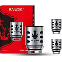 Auténtica Bobina Cuádruple SMOK TFV12 Prince-Q4 para TFV12 Prince Tangue 0-4 Ohm con la Extra banda Vape Sin Tabaco y…